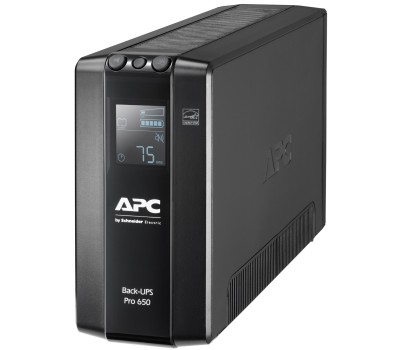 ИБП APC Back-UPS Pro BR 650VA/390W, 6x C13, AVR, LCD, Base-T, USB, PCh (BR650MI)